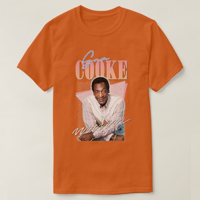 Sam Cooke Retro Aesthetic Meme Design T Shirt (Design framsida)