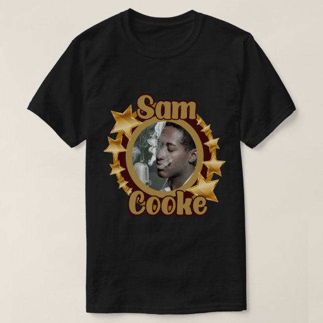 Sam Cooke Smoking Classic T-Shirt (Design framsida)