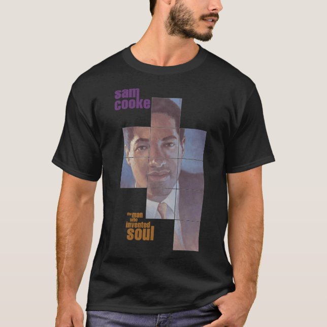 Sam Cooke the Man som inventerade Soul T Shirt (Framsida)
