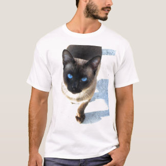 Sam den Siamese katten Tee Shirt