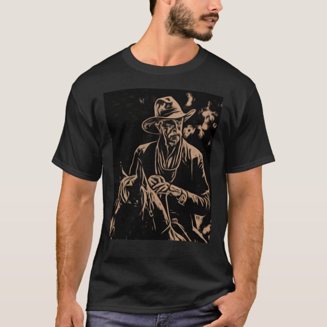 Sam Elliot As Shea Brennan 1883 yellowstone Classi T Shirt (Framsida)