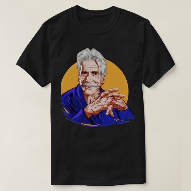 Sam Elliott En illustration T Shirt (Design framsida)