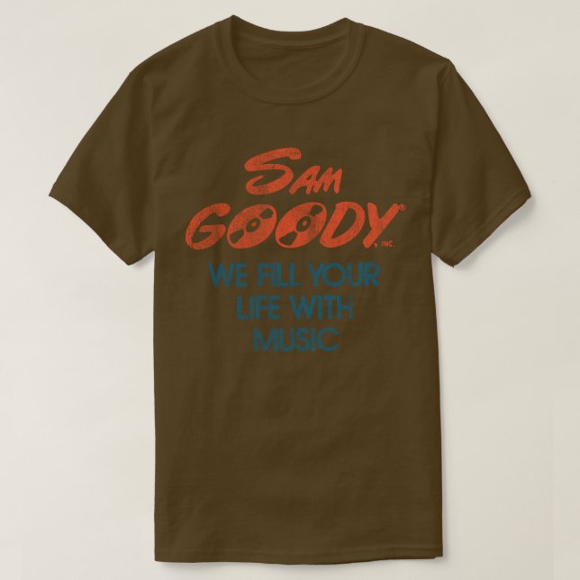 Sam Goody 70s Aesthetic T Shirt (Design framsida)