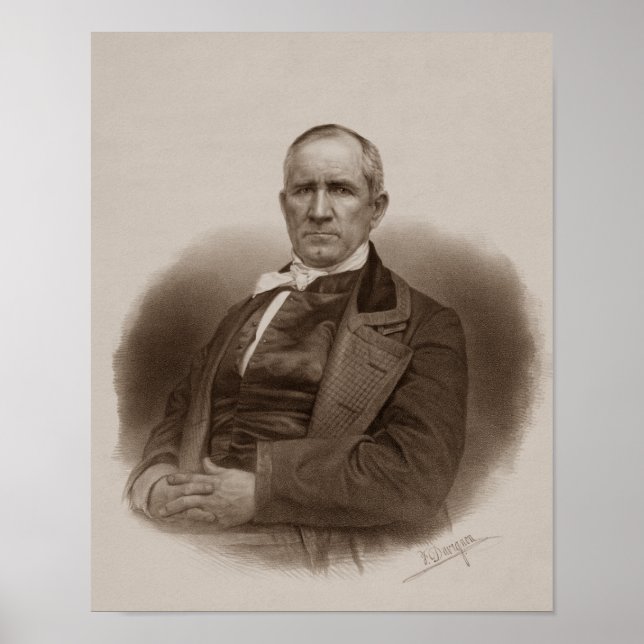 Sam Houston Porträtt Poster (Framsidan)
