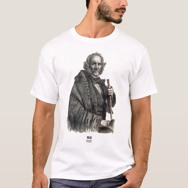 Sam Houston, ska Bratton för kongress T Shirt (Framsida)