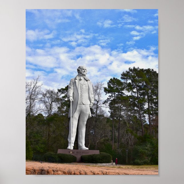 Sam Houston Statue, Texas Poster (Framsidan)