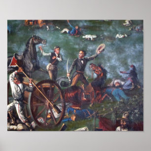 Sam Houston vid San Jacinto Poster