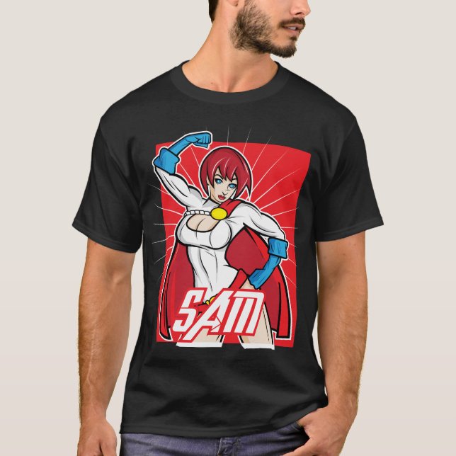 SAM I AM skjorta T Shirt (Framsida)