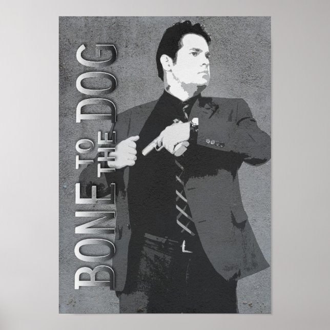 Sam in Action Bone to the Dog Poster (Framsidan)