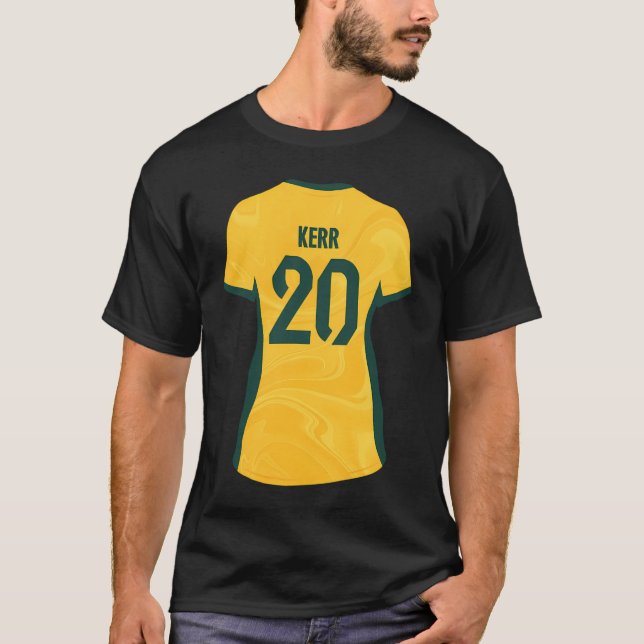 Sam Kerr Shirt Illustration T Shirt (Framsida)
