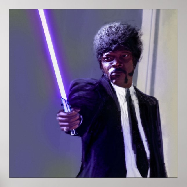 Sam L Jackson med tändare Poster (Framsidan)