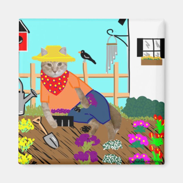 Sam Le Cat  Magnet (Framsidan)