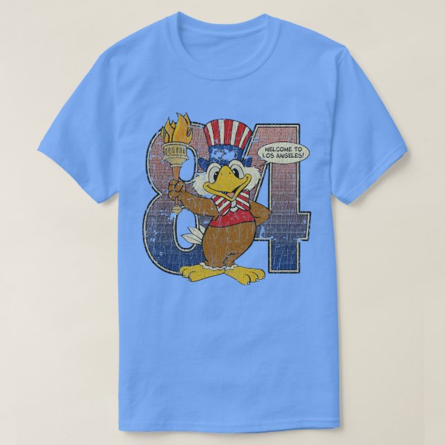 Sam Los Angeles Eagle 1984 T Shirt (Design framsida)