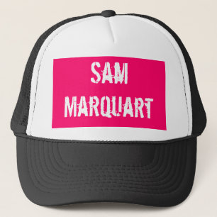 Sam Marquart hatt Truckerkeps