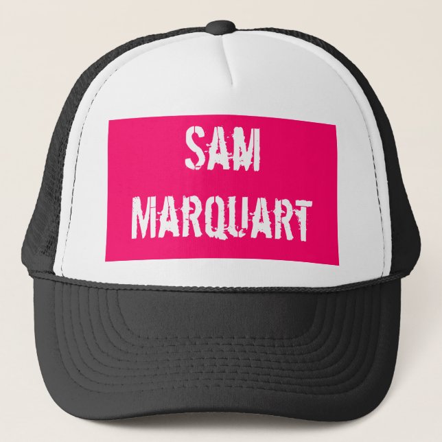 Sam Marquart hatt Truckerkeps (Framsida)