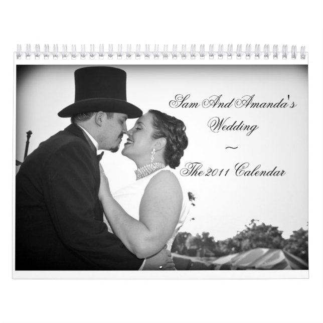 Sam och Amandas Wedding~The 2011 kalender (Omslag)