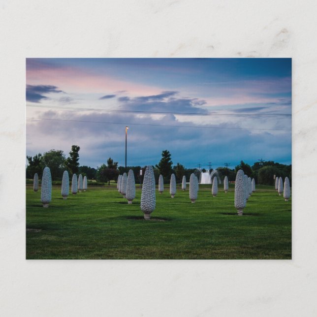 Sam och Eulalia Frantz Park, Dublin, Ohio Vykort (Framsida)