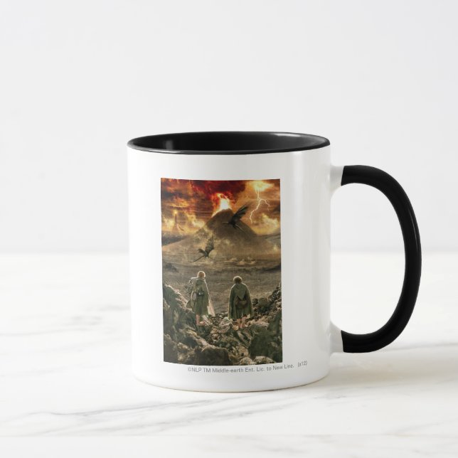 Sam och FRODO™ närmar sig Mount Doom Mugg (Höger)