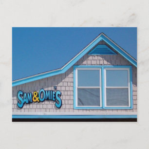 Sam och Omies Restuarant Nags Head NC Vykort