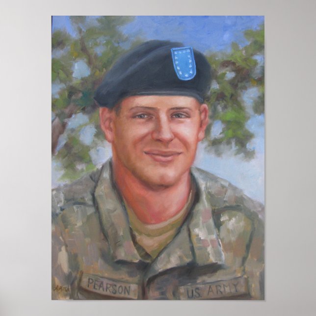 Sam Pearson Bibliotek Porträtt Poster (Framsidan)