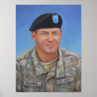 Sam Pearson porträtt Poster