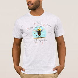 SAM peptid, Bee- 9 med anpassningsbar, ljus T Shirt