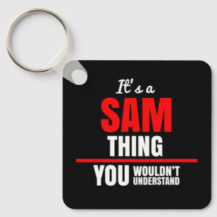 Sam sak skulle du inte förstå namn nyckelring