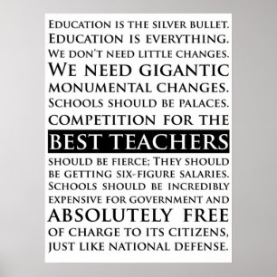 Sam Seaborn Education Tal Väster Vinge Poster