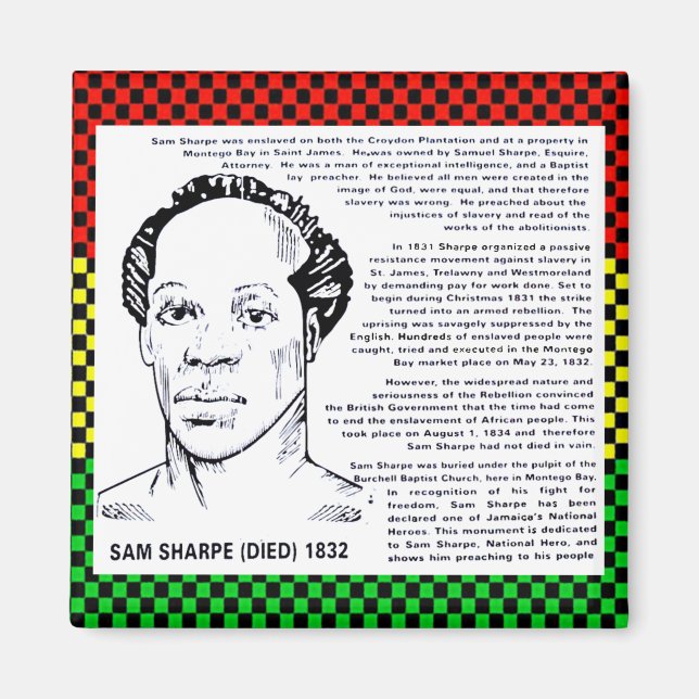 Sam Sharpe-inloggning i Montego Bay Magnet (Framsidan)