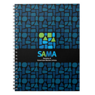 SAMA anteckningsbokjournal - mosaisk konst Anteckningsbok Med Spiral
