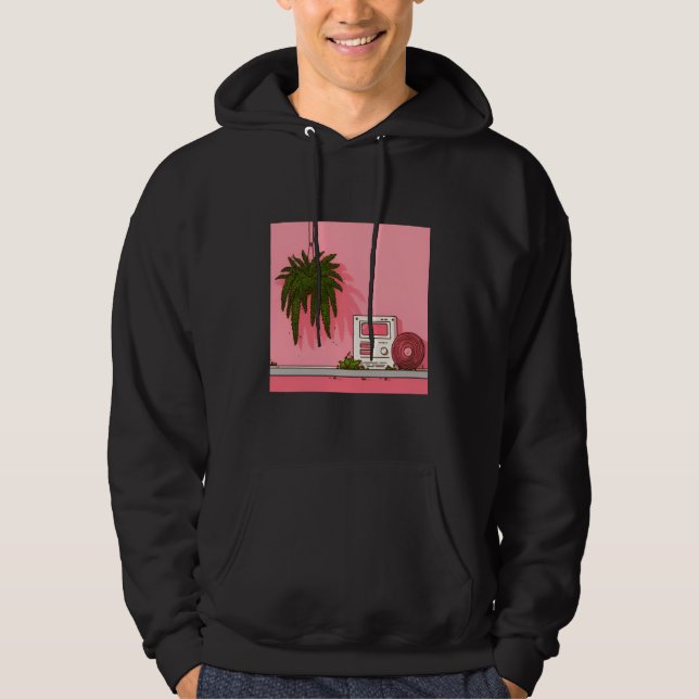 Samambaia e disco. hoodie (Framsida)