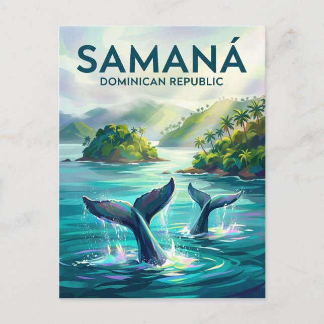 Samaná Dominikanska republiken Vykort (Framsida)