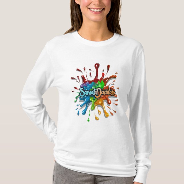 Samanta Davalos T Shirt (Framsida)