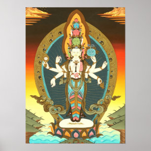 Samantamukha Avalokiteshvara affisch