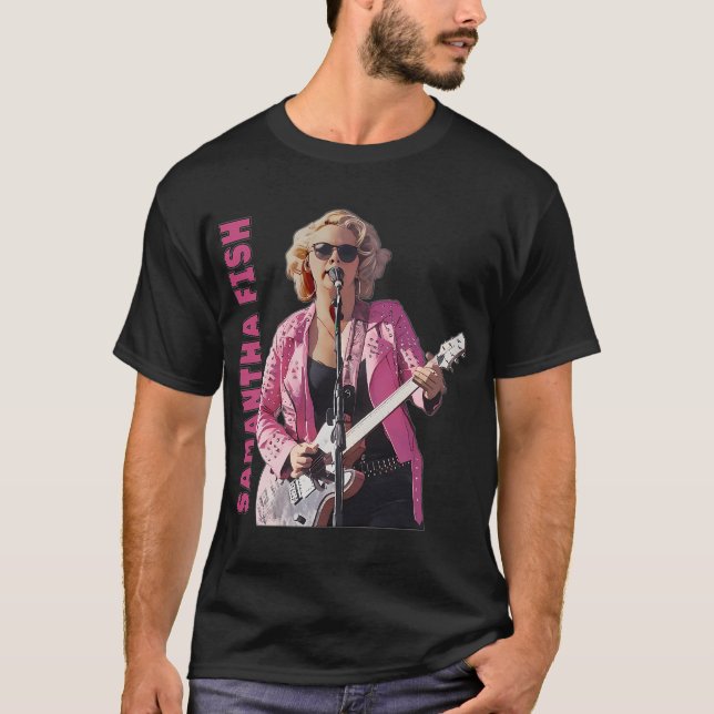 Samantha Fish i rosa T Shirt (Framsida)