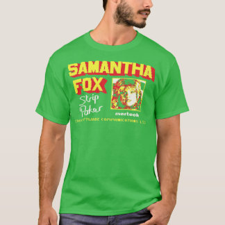 SAMANTHA FOX POKER T SHIRT