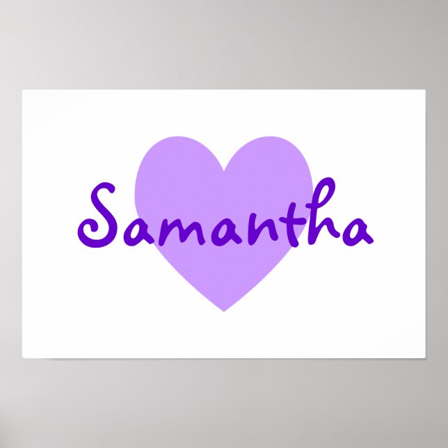 Samantha i Lila Poster (Framsidan)