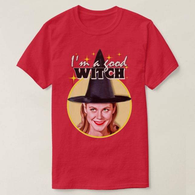 Samantha Im a Bra Witch T Shirt (Design framsida)