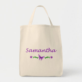 Samantha (purpurfärgad fjäril) tygkasse
