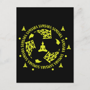 Samara Buddhist Nirvana Buddhism Vykort