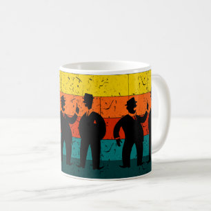 Samarbetare och arbetsorgan kaffemugg
