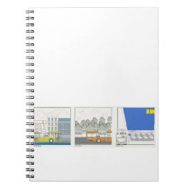 Samarbetare ringer upp Spiral-anteckningsbok Anteckningsbok