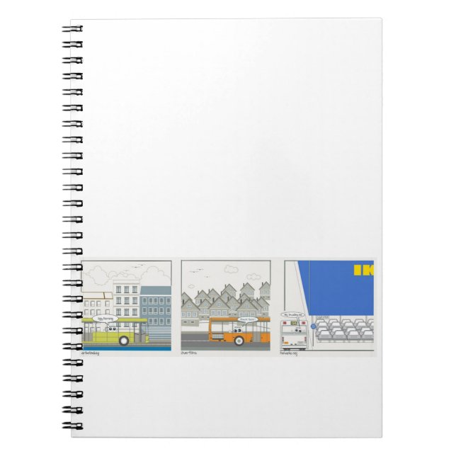 Samarbetare ringer upp Spiral-anteckningsbok Anteckningsbok (Framsidan)