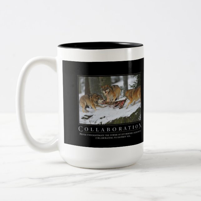 SamarbetsDemotivational mugg (Vänster)