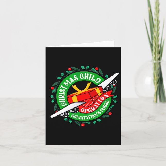 Samaritan's Purse Operation Christmas Child Meme C Kort (Framsida)