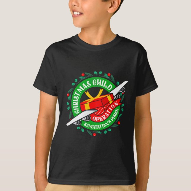 Samaritan's Purse Operation Christmas Child Meme C T Shirt (Framsida)