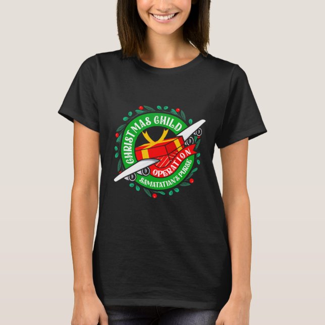 Samaritan's Purse Operation jul Child Meme C T Shirt (Framsida)