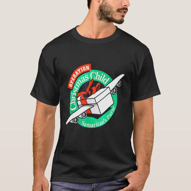 Samaritan's Purse Operation Julbarn T Shirt (Framsida)
