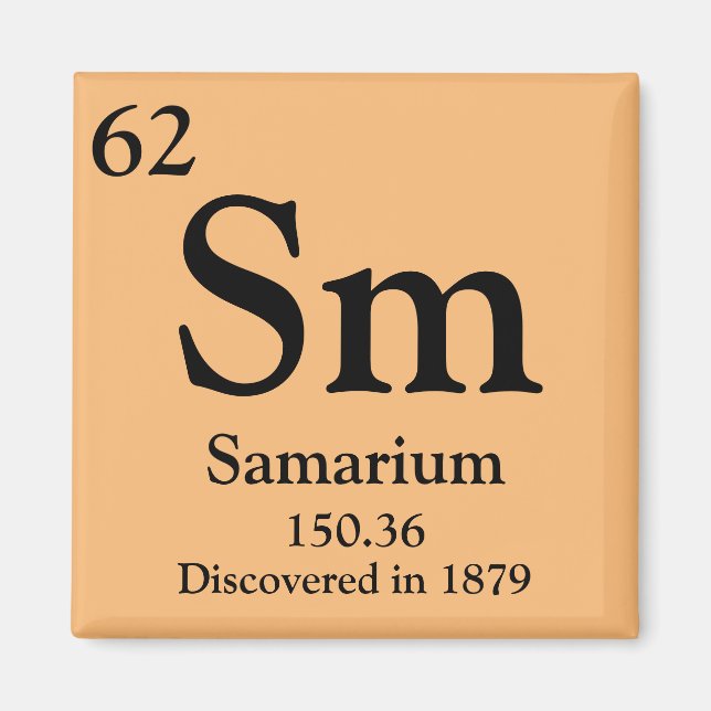 Samarium Periodic Bord Magnet (Framsidan)