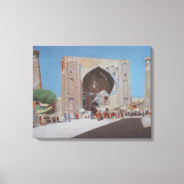 Samarkand (av Vasily Vereshchagin) Canvastryck (Framsida)